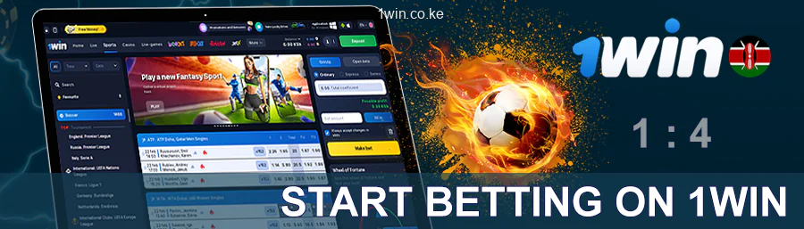 Start betting on the 1Win site in Kenya