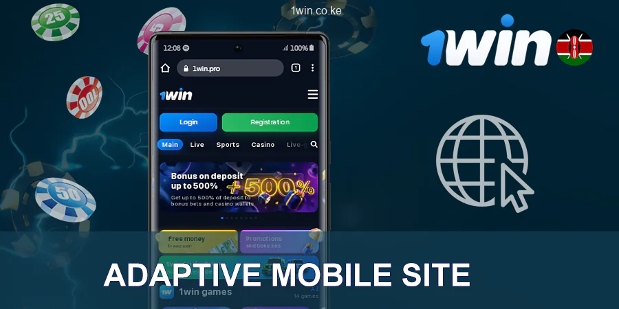 Adaptive Mobile Site 1win