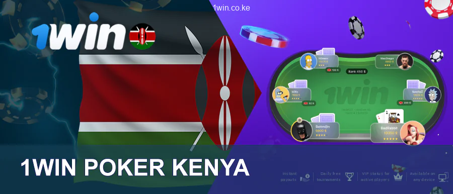 1win Poker Online In Kenya