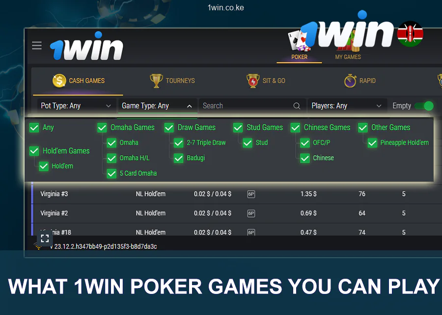 Tengeneza Dau Lako la Kwanza na Anza Kucheza 1Win Poker