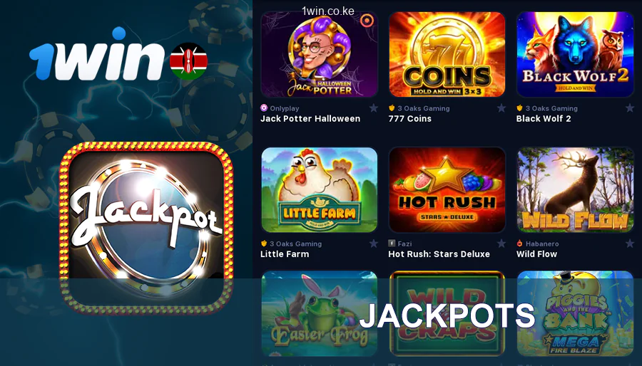 Jackpot michezo katika 1win casino