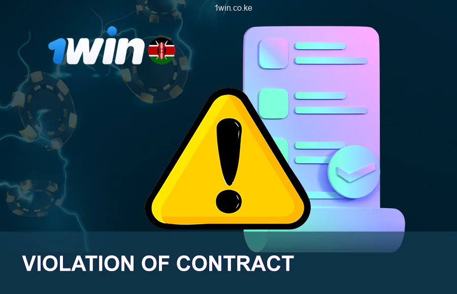 Breach Of Contract 1win