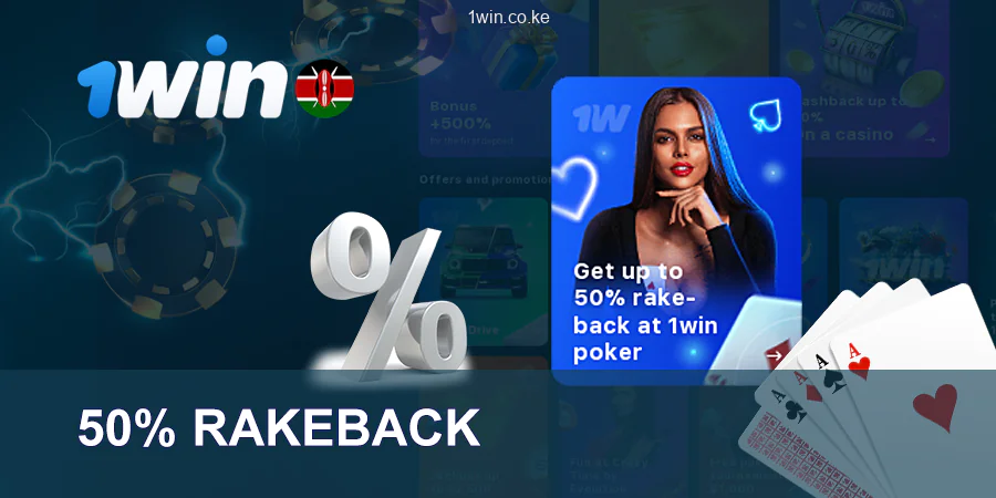 1win 50% Rakeback Bonus Casino