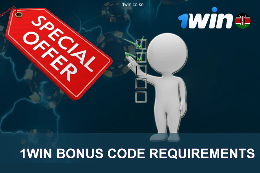 Requirements for receiving Bonus code 1win