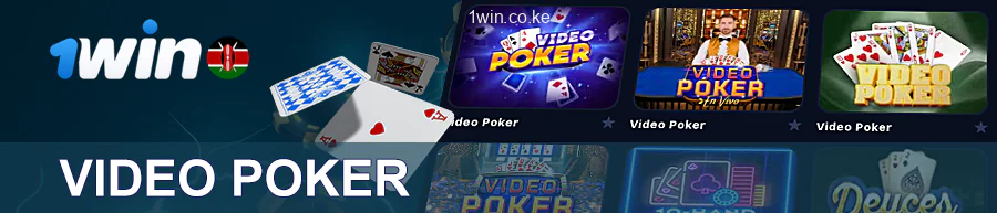 Video Poker katika 1Win Kasino